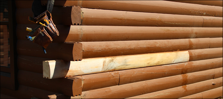 Log Home Damage Repair 